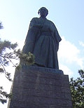 桂浜、坂本龍馬の銅像